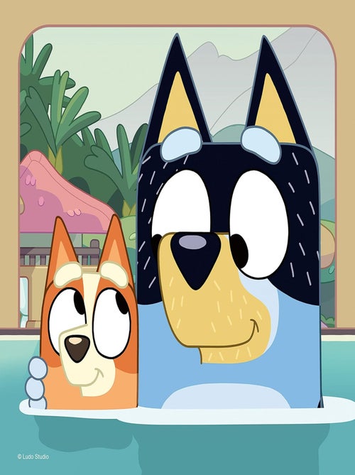 Puzzle Les aventures de Bluey 3x49 pcs - Kiabi