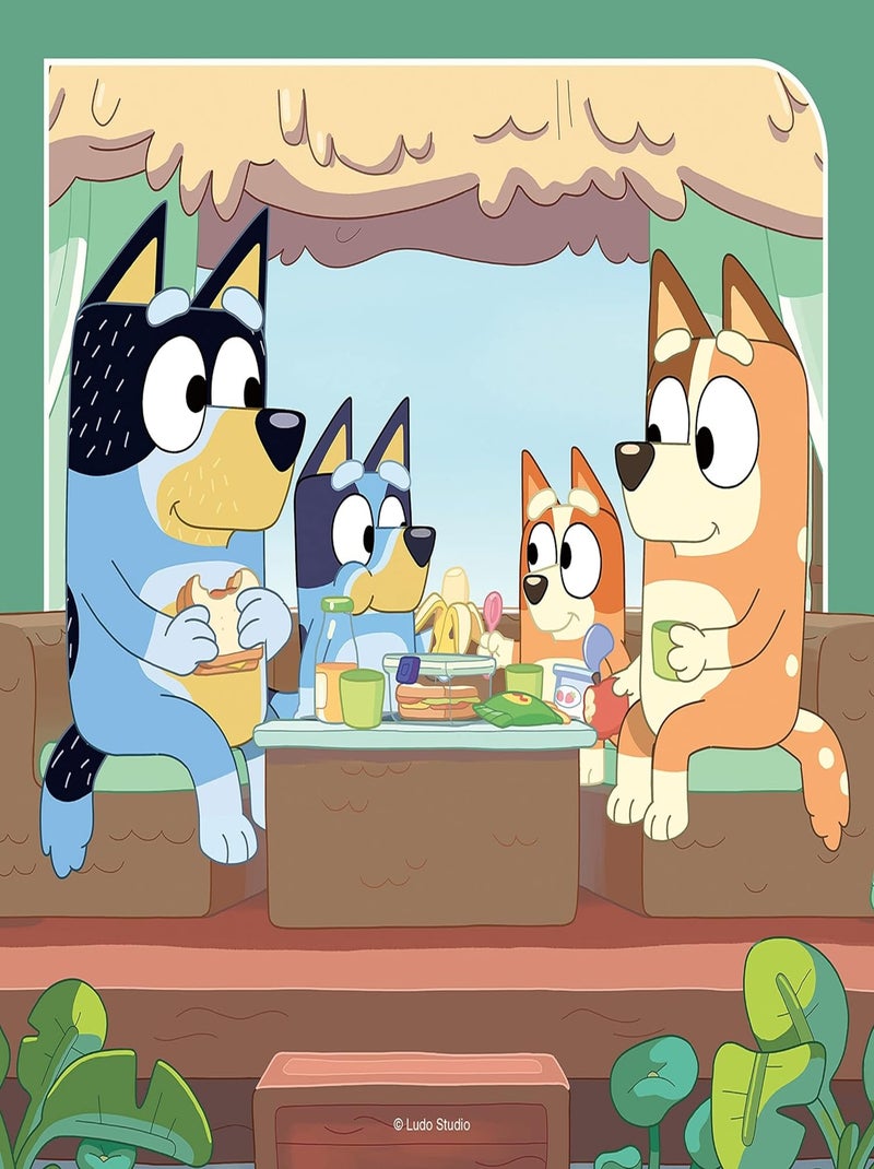 Puzzle Les aventures de Bluey 3x49 pcs N/A - Kiabi