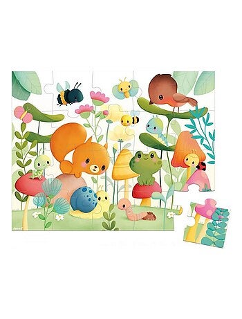 Puzzle les compagnons du jardin (20 pièces)