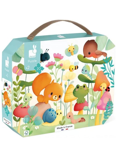 Puzzle les compagnons du jardin (20 pièces) - Kiabi