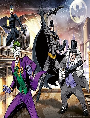 Puzzle Les ennemis de Batman 100 pcs