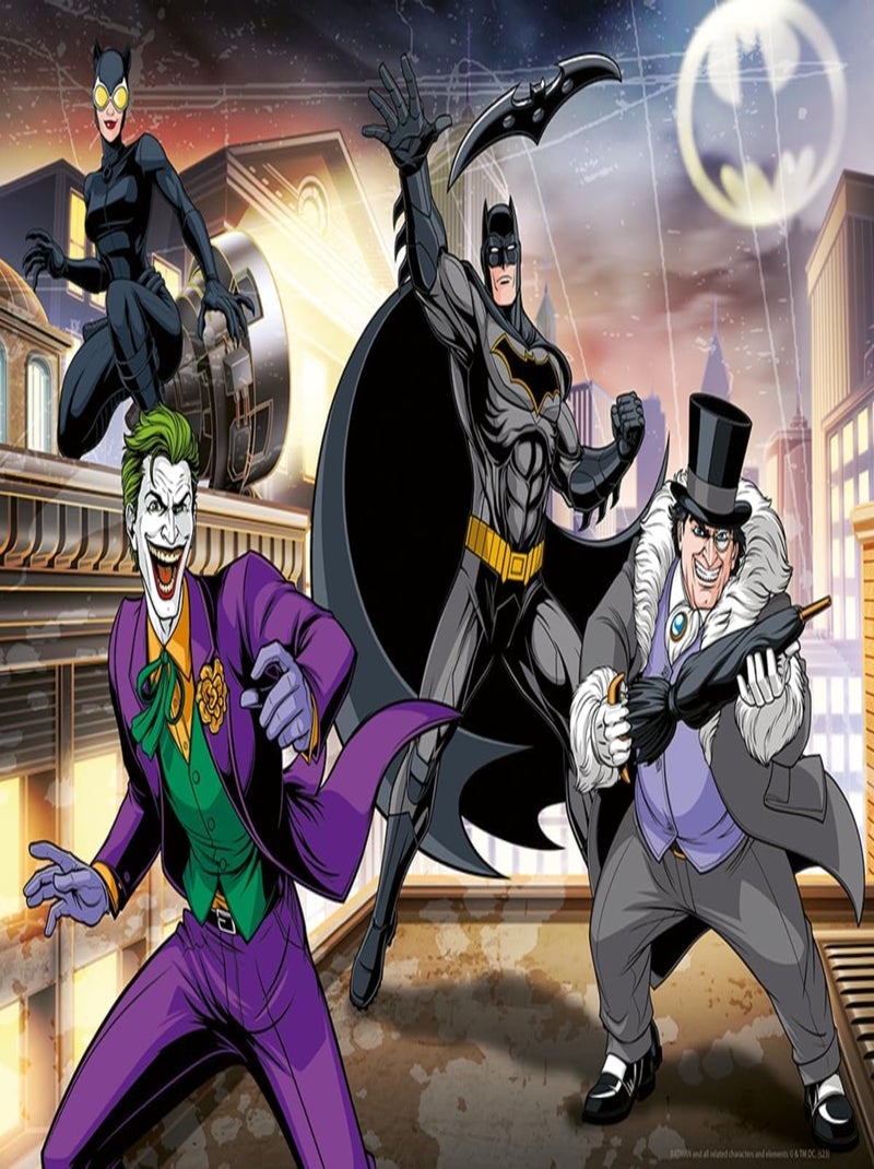 Puzzle Les ennemis de Batman 100 pcs N/A - Kiabi