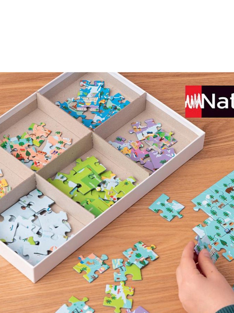 Puzzle Les espèces de dinosaures 150 pcs N/A - Kiabi