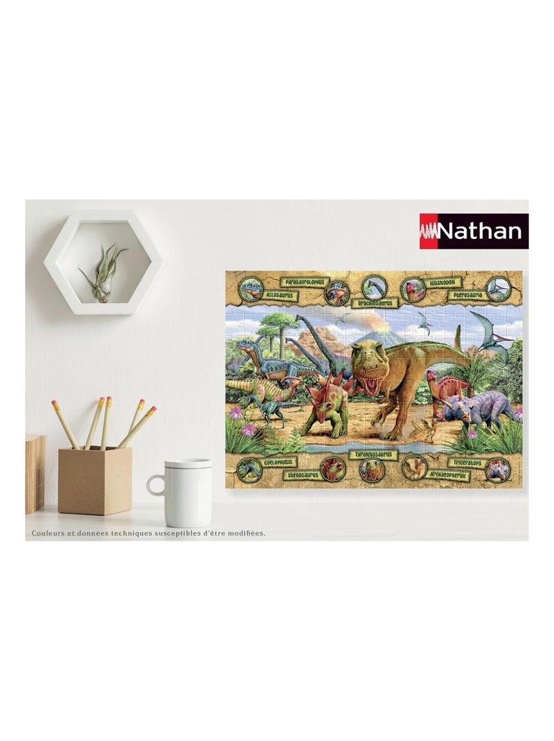 Puzzle Les espèces de dinosaures 150 pcs N/A - Kiabi