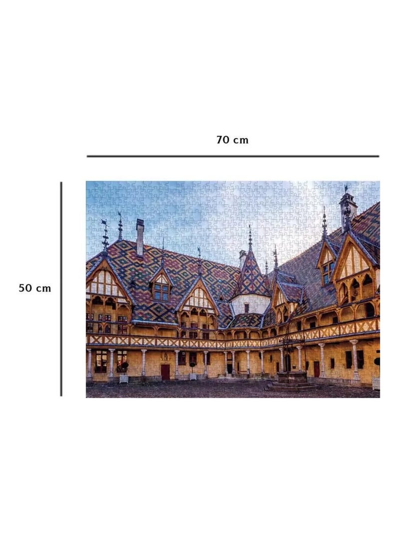 Puzzle Les hospices de Beaune 1000 pcs N/A - Kiabi