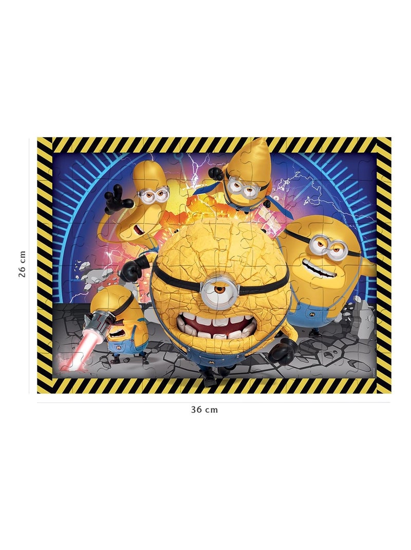 Puzzle Les Mega Minions 60 pcs N/A - Kiabi