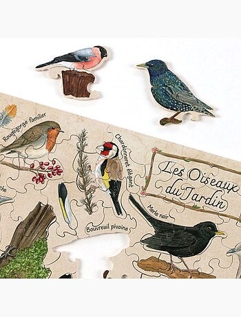 Puzzle Les oiseaux du jardin 100 pcs