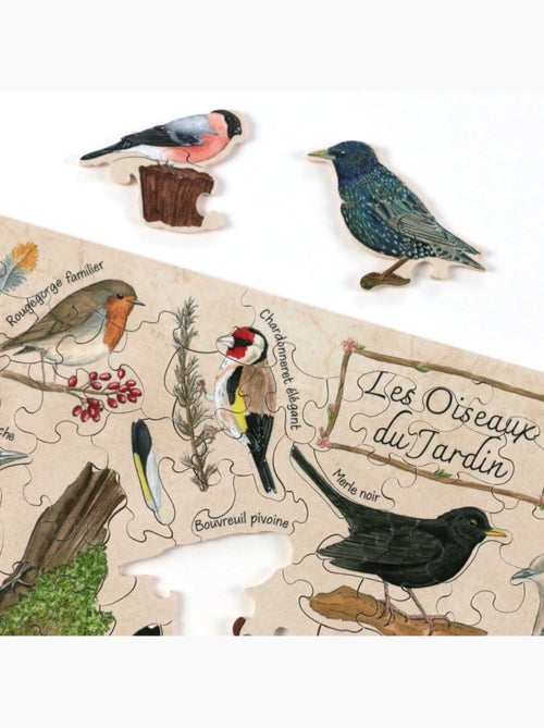 Puzzle les oiseaux du jardin 100 pcs - Kiabi
