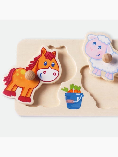 Puzzle Les Petits des Animaux de la Ferme - Kiabi