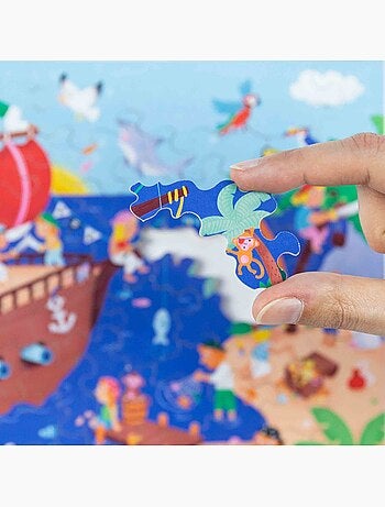 Puzzle Les pirates en vacances 50 pièces