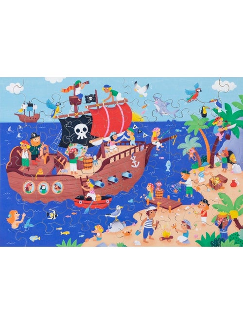 Puzzle Les pirates en vacances 50 pièces - Kiabi