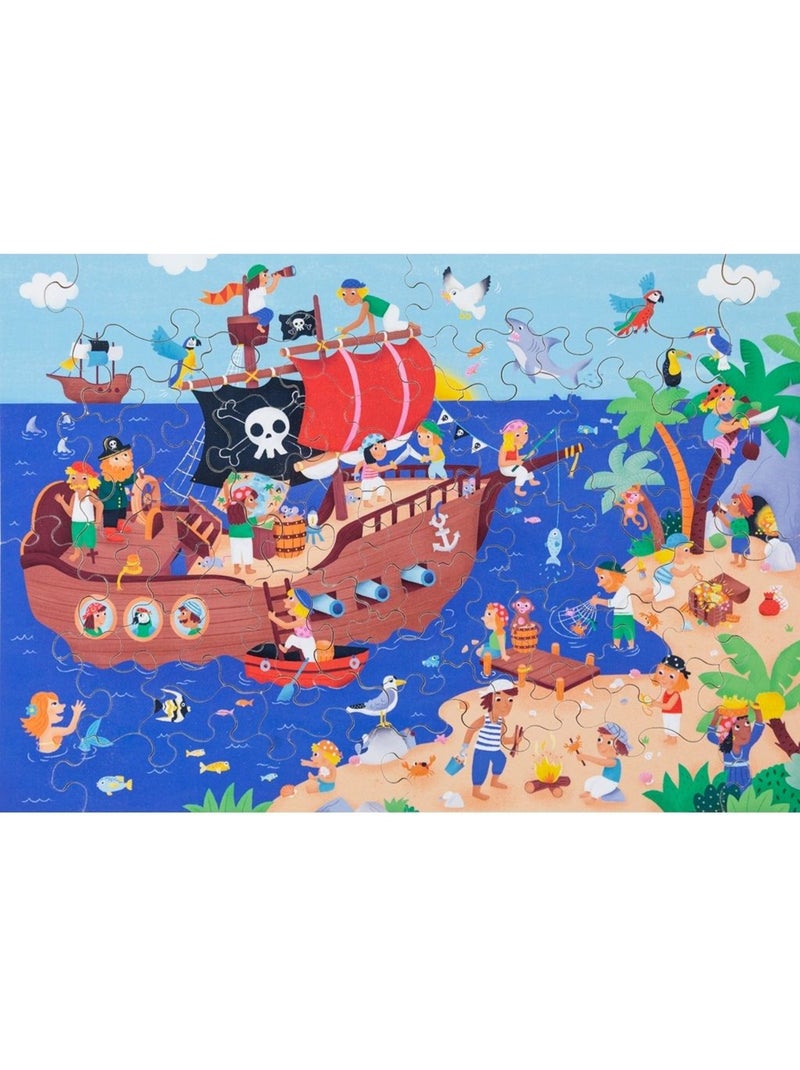 Puzzle Les pirates en vacances 50 pièces N/A - Kiabi