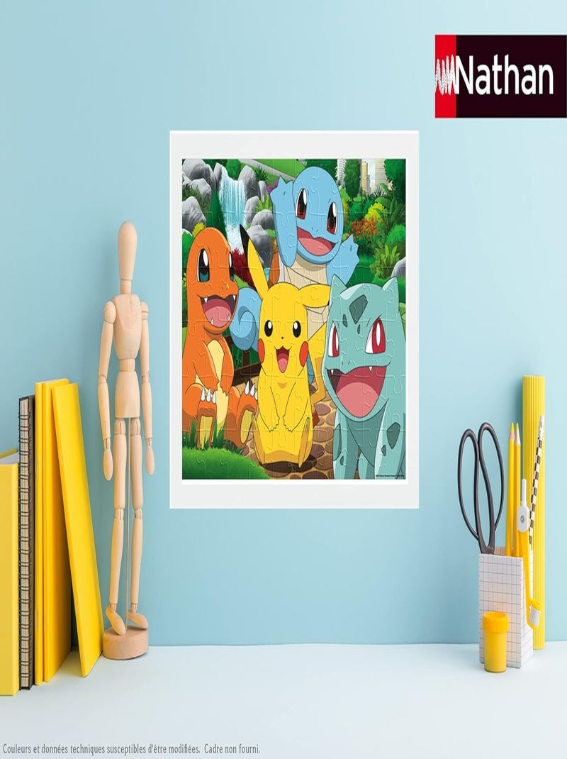 Puzzle Les Pokémon au parc 60 pcs N/A - Kiabi