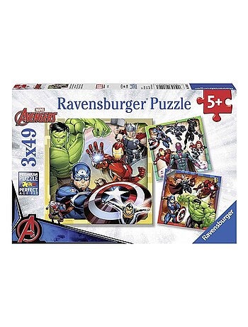 Puzzle Les puissants Avengers 3x49 pcs