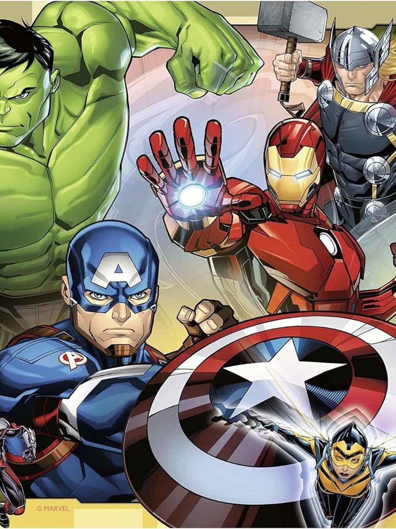 Puzzle Les puissants Avengers 3x49 pcs N/A - Kiabi