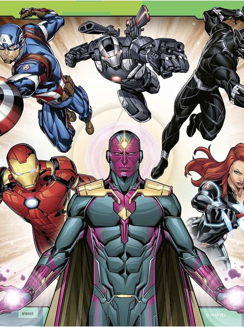 Puzzle Les puissants Avengers 3x49 pcs N/A - Kiabi