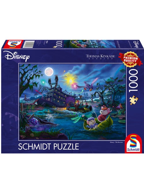 Puzzle Les sauveteurs Bernard et Bianca 1000 pcs - Kiabi