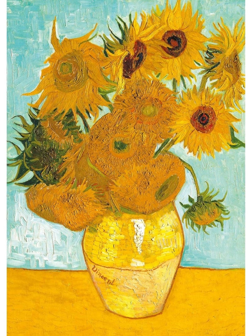 Puzzle les tournesols de van gogh 1000 pcs N/A - Kiabi