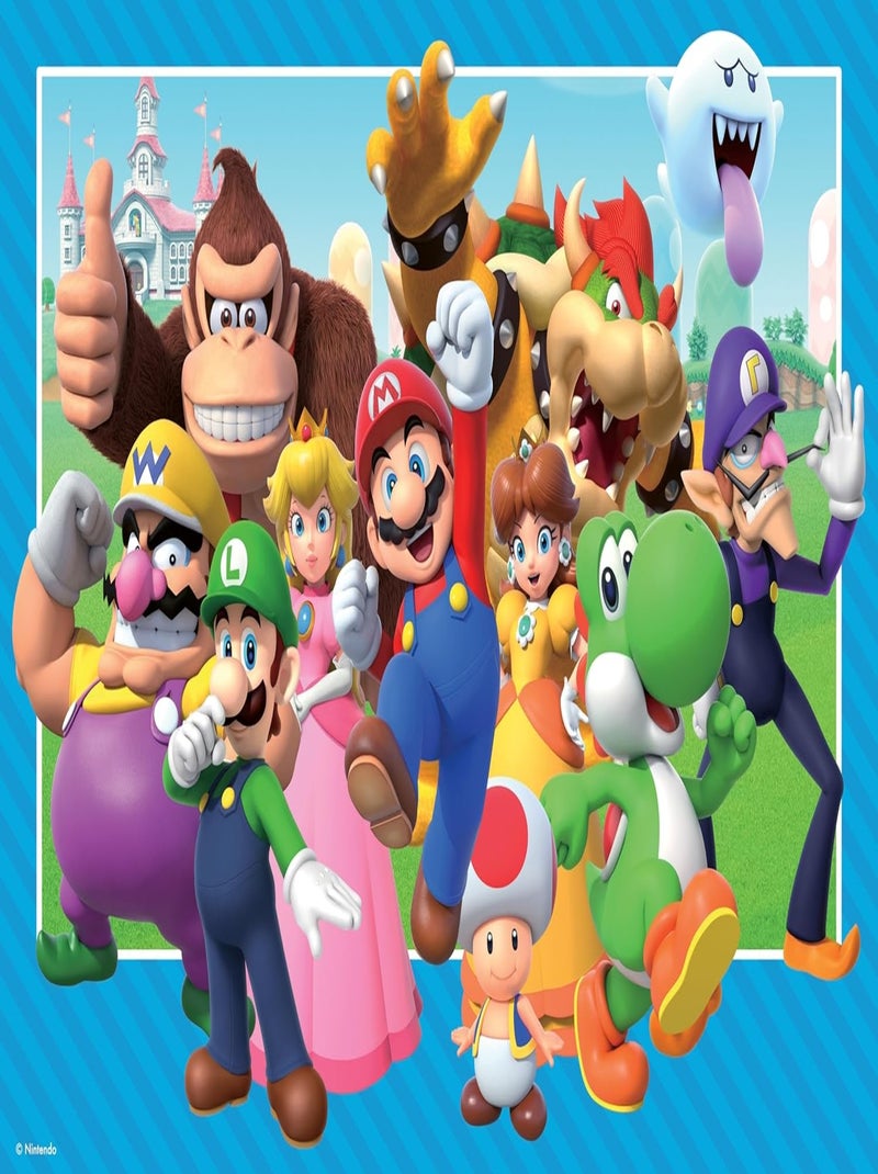 Puzzle Let's-a-go Super Mario 100 pcs XXL N/A - Kiabi