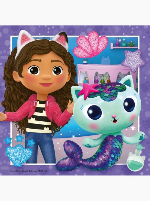 Puzzle L'heure de jouer avec Gabby 3x49 pcs - Kiabi