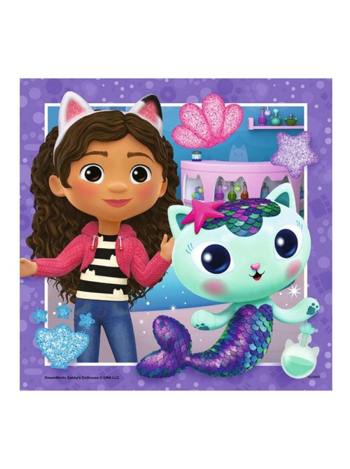 Puzzle L'heure de jouer avec Gabby 3x49 pcs - Kiabi