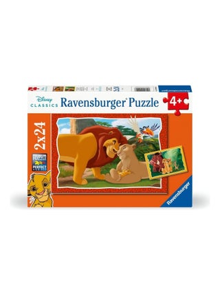 Puzzle L'histoire de la vie Le Roi Lion 2x24 pcs