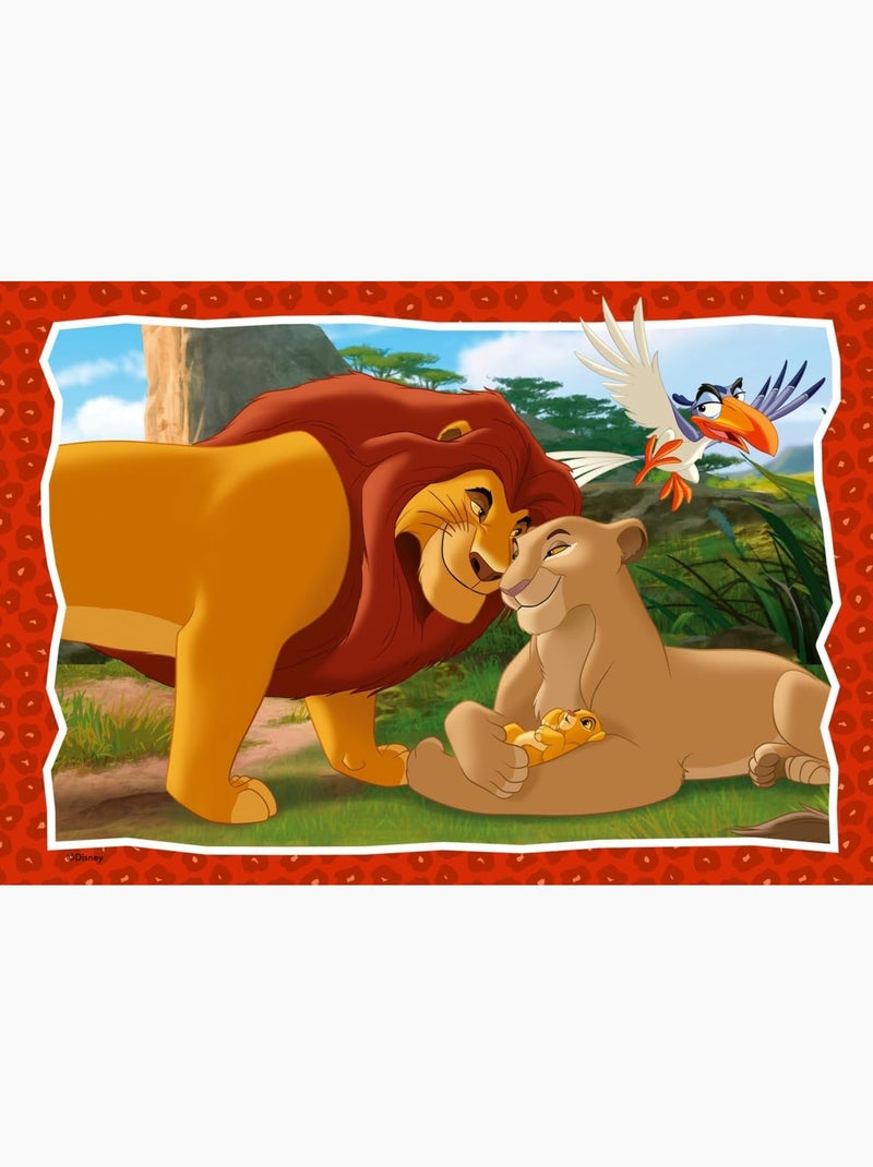 Puzzle L'histoire de la vie Le Roi Lion 2x24 pcs N/A - Kiabi
