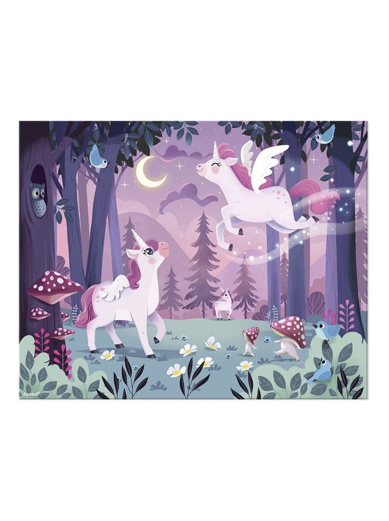 Puzzle Licornes 54 pcs N/A - Kiabi