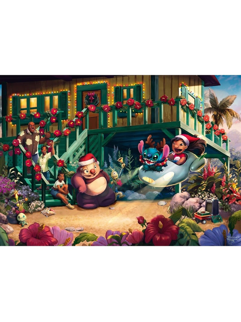 Puzzle Lilo et Stitch Aloha Christmas 1000 pcs N/A - Kiabi