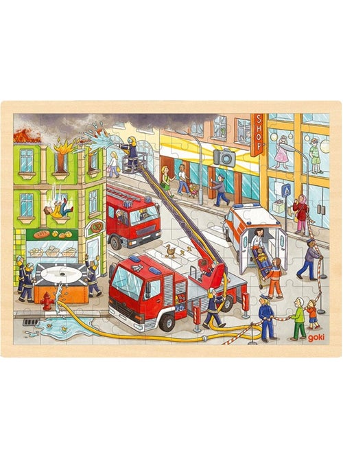 Puzzle l'intervention des pompiers - Kiabi