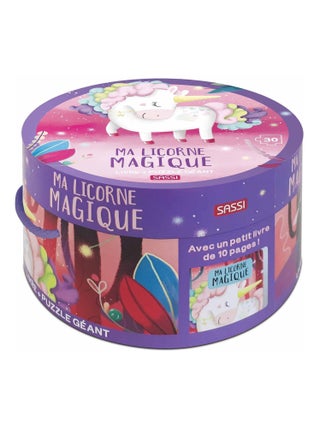 Puzzle & Livre - Ma licorne magique Sassi Junior