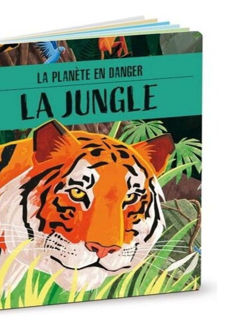 Puzzle & Livre La planète en danger, La jungle Sassi Junior - Kiabi