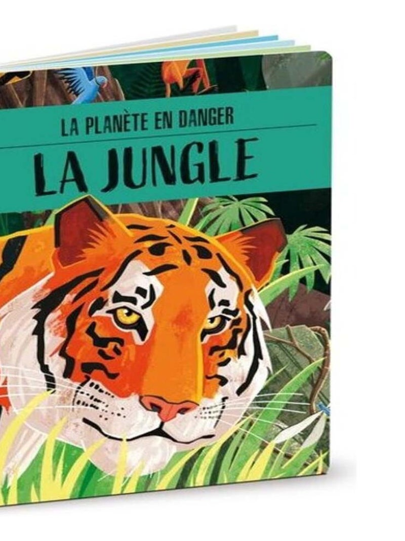 Puzzle & Livre La planète en danger, La jungle Sassi Junior N/A - Kiabi