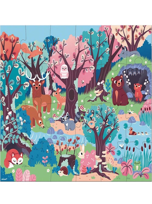 Puzzle magique La forêt (24 pièces) - Kiabi