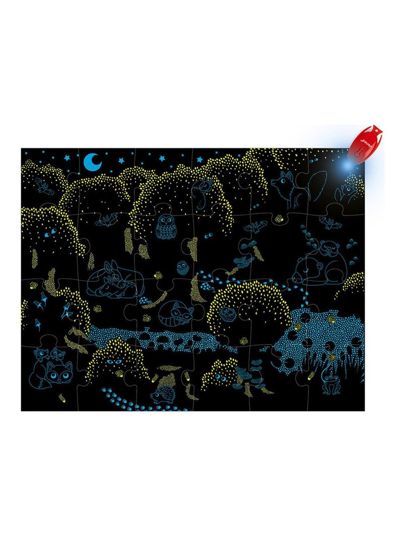 Puzzle magique La forêt (24 pièces) N/A - Kiabi