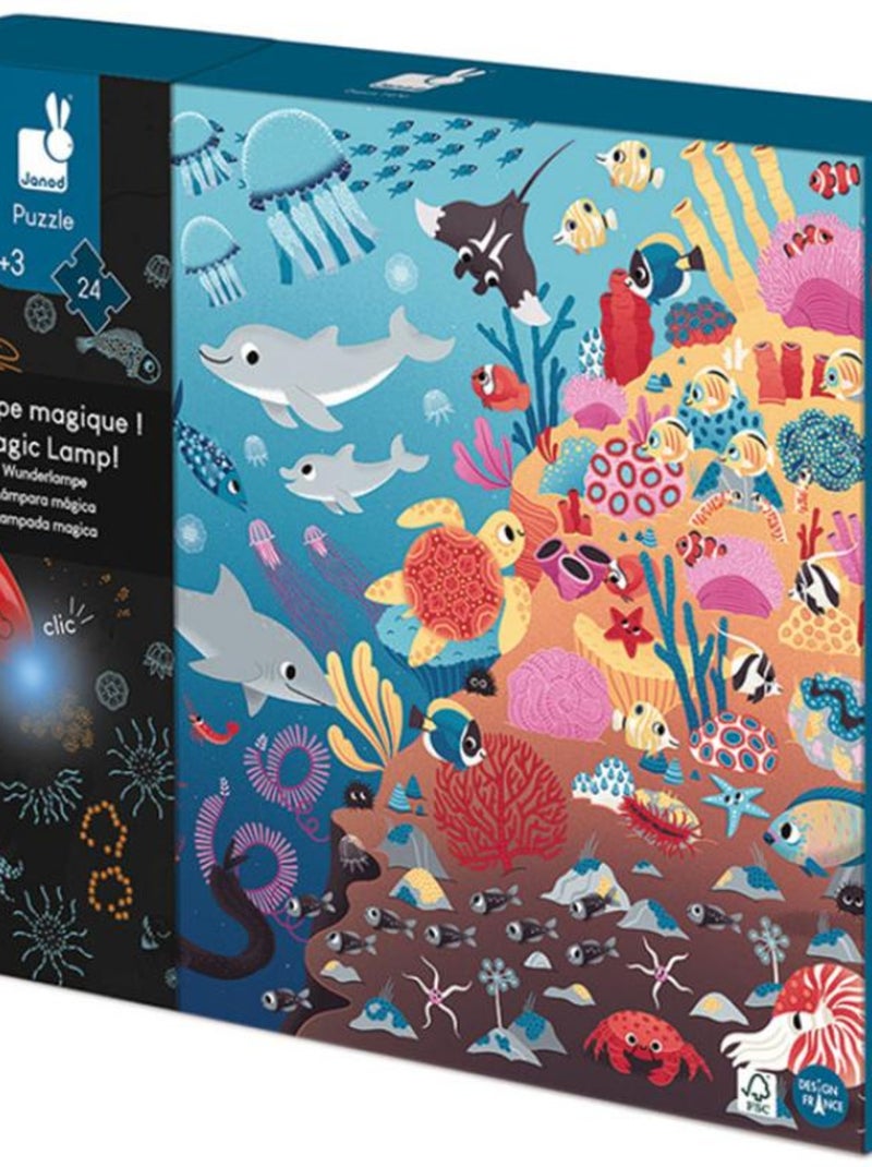 Puzzle magique L'océan (24 pièces) N/A - Kiabi