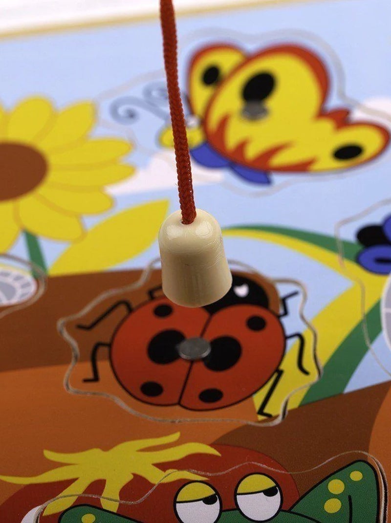 Puzzle magnétique Insectes Bleu - Kiabi