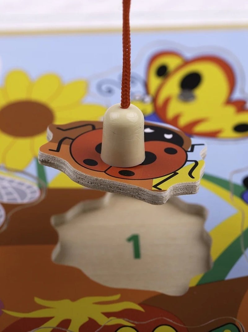 Puzzle magnétique Insectes Bleu - Kiabi