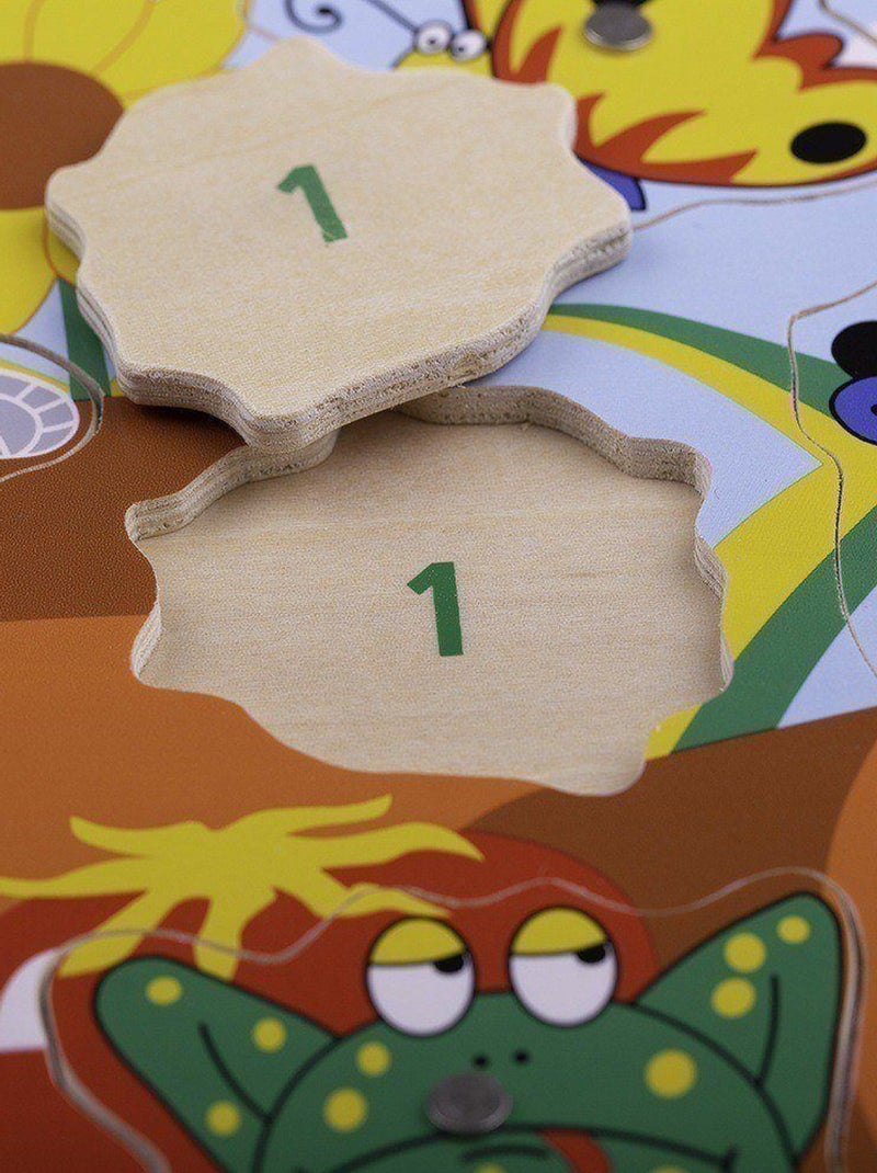 Puzzle magnétique Insectes Bleu - Kiabi