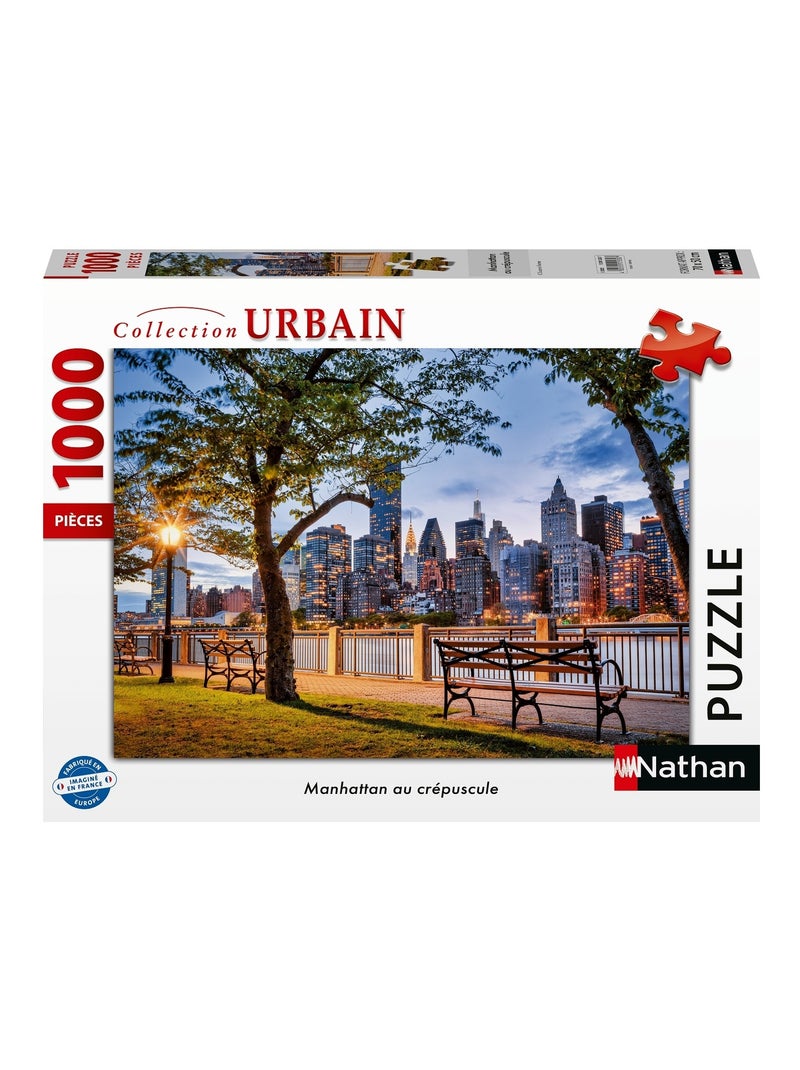 Puzzle Manhattan au crépuscule 1000 pcs N/A - Kiabi