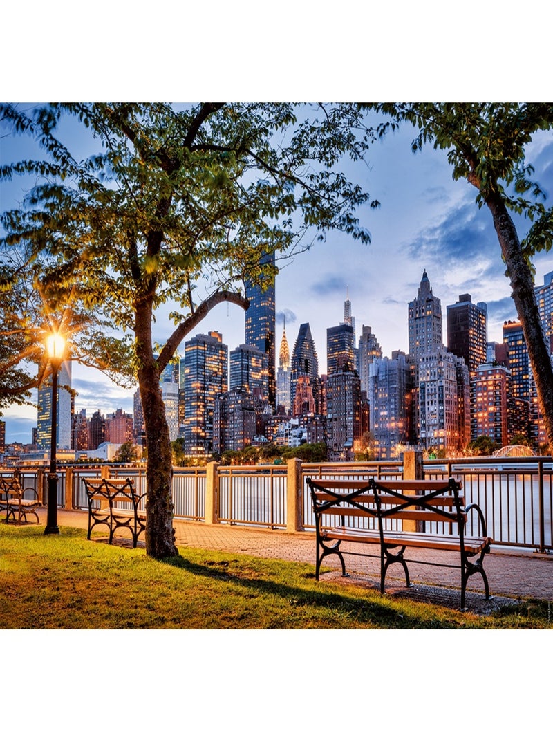 Puzzle Manhattan au crépuscule 1000 pcs N/A - Kiabi