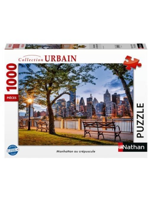 Puzzle manhattan au crépuscule 1000 pcs - Kiabi