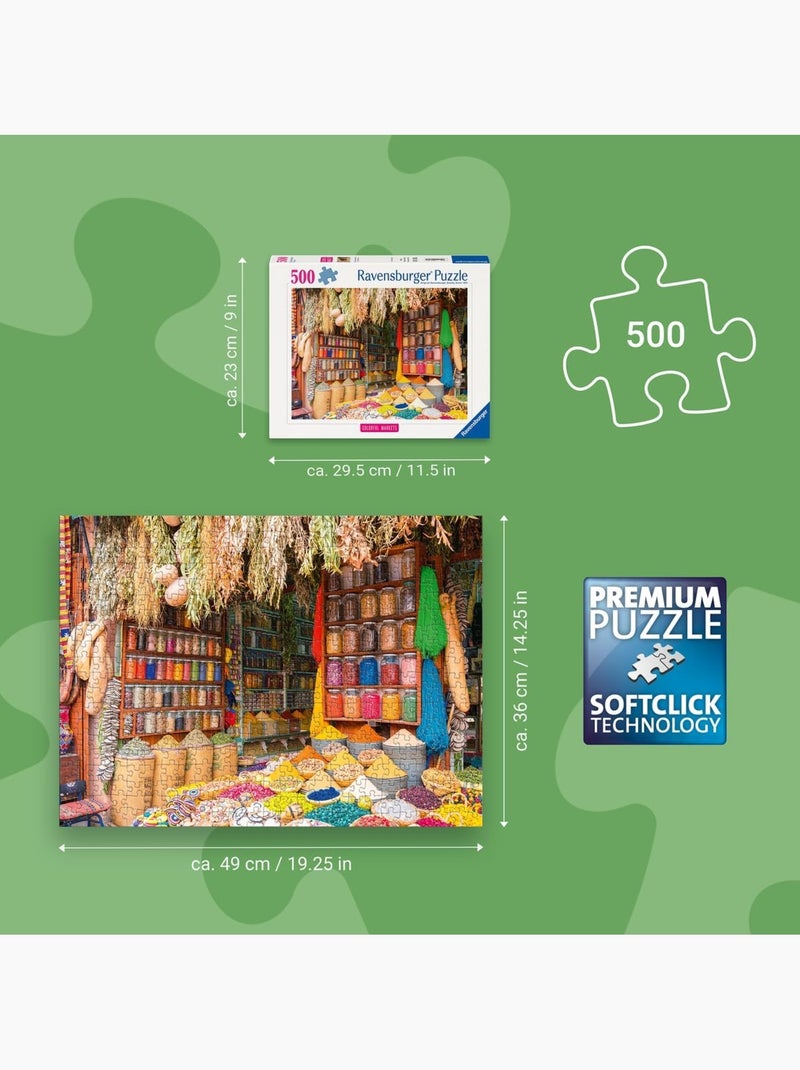 Puzzle marché aux épices au maroc 500 pcs N/A - Kiabi