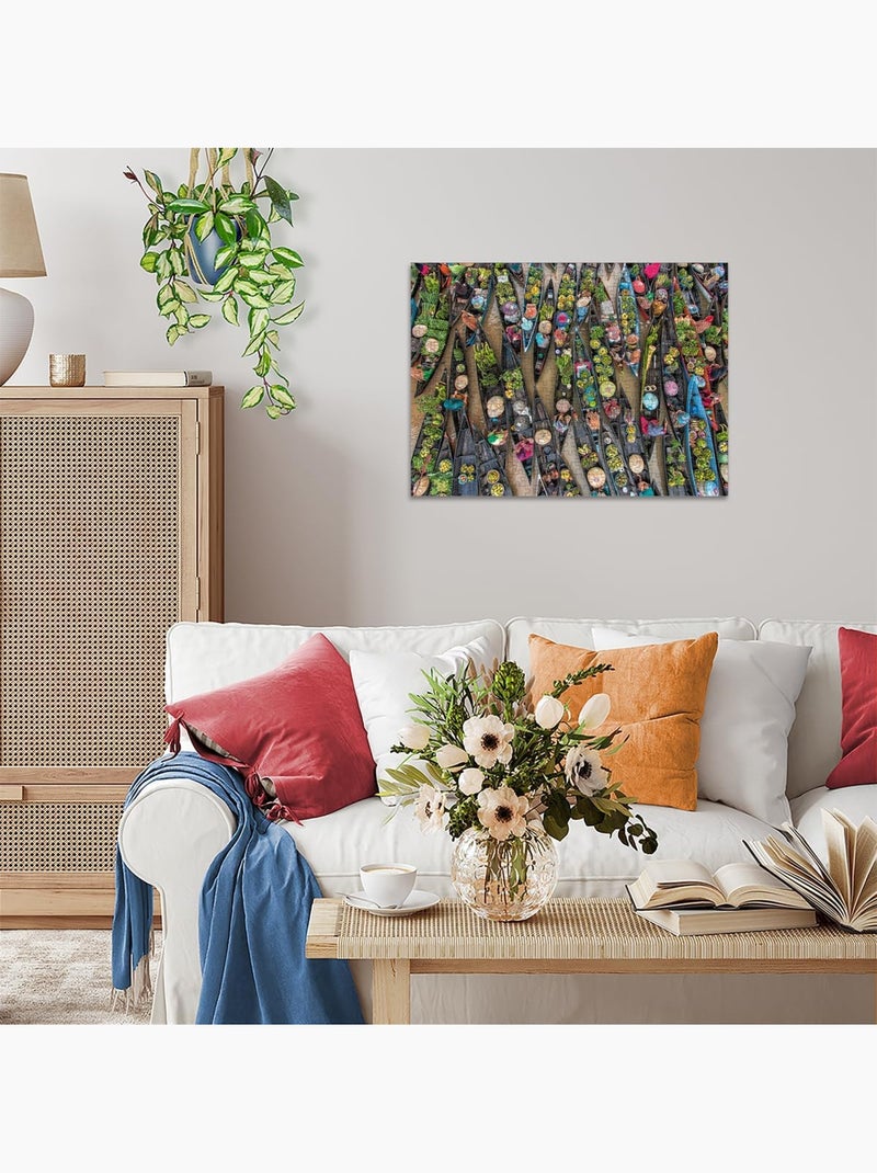 Puzzle marché flottant en indonésie 500 pcs N/A - Kiabi