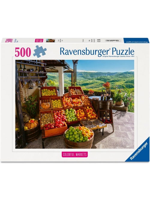Puzzle marché fruits et légumes en croatie 500 pcs - Kiabi
