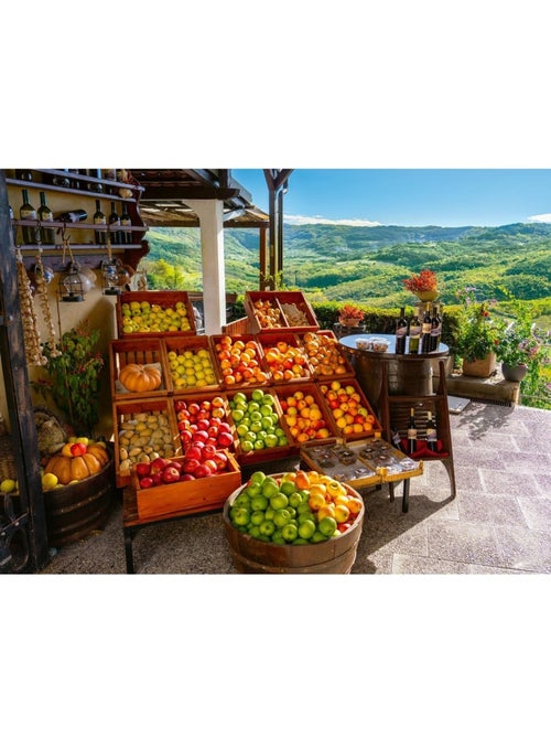 Puzzle marché fruits et légumes en croatie 500 pcs - Kiabi