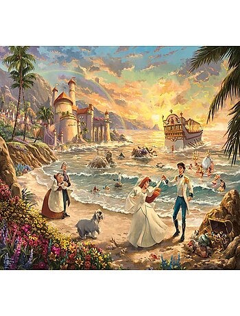 Puzzle Mariage de la Petite Sirène 1000 pcs