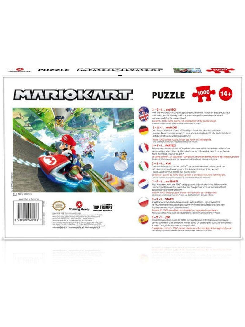 Puzzle Mario Kart 1000 Pièces - Winning Moves N/A - Kiabi