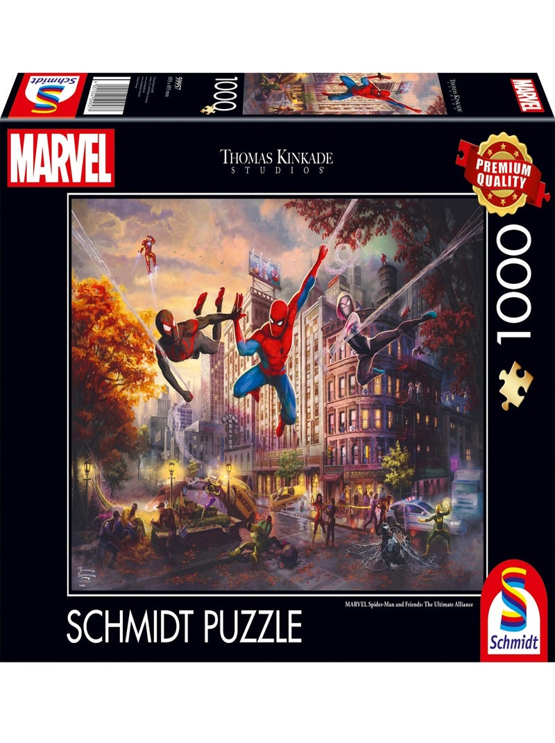 Puzzle Marvel Spider-Man et ses amis 1000 pcs N/A - Kiabi
