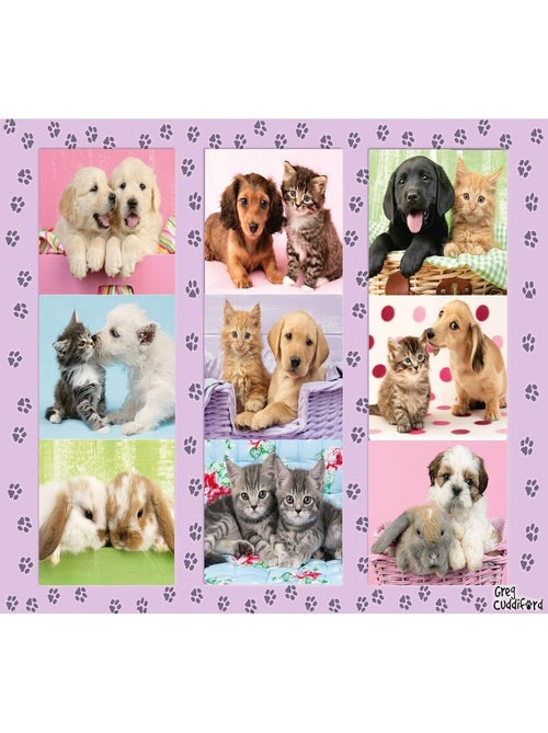 Puzzle Mes amis les bêtes 100 pcs - Kiabi